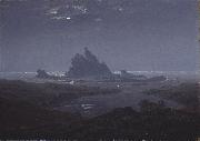 Caspar David Friedrich ReefsbytheSeashore oil